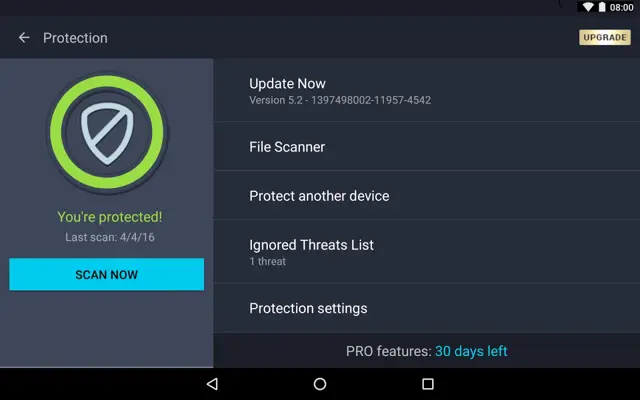 AntiVirus android App screenshot 1